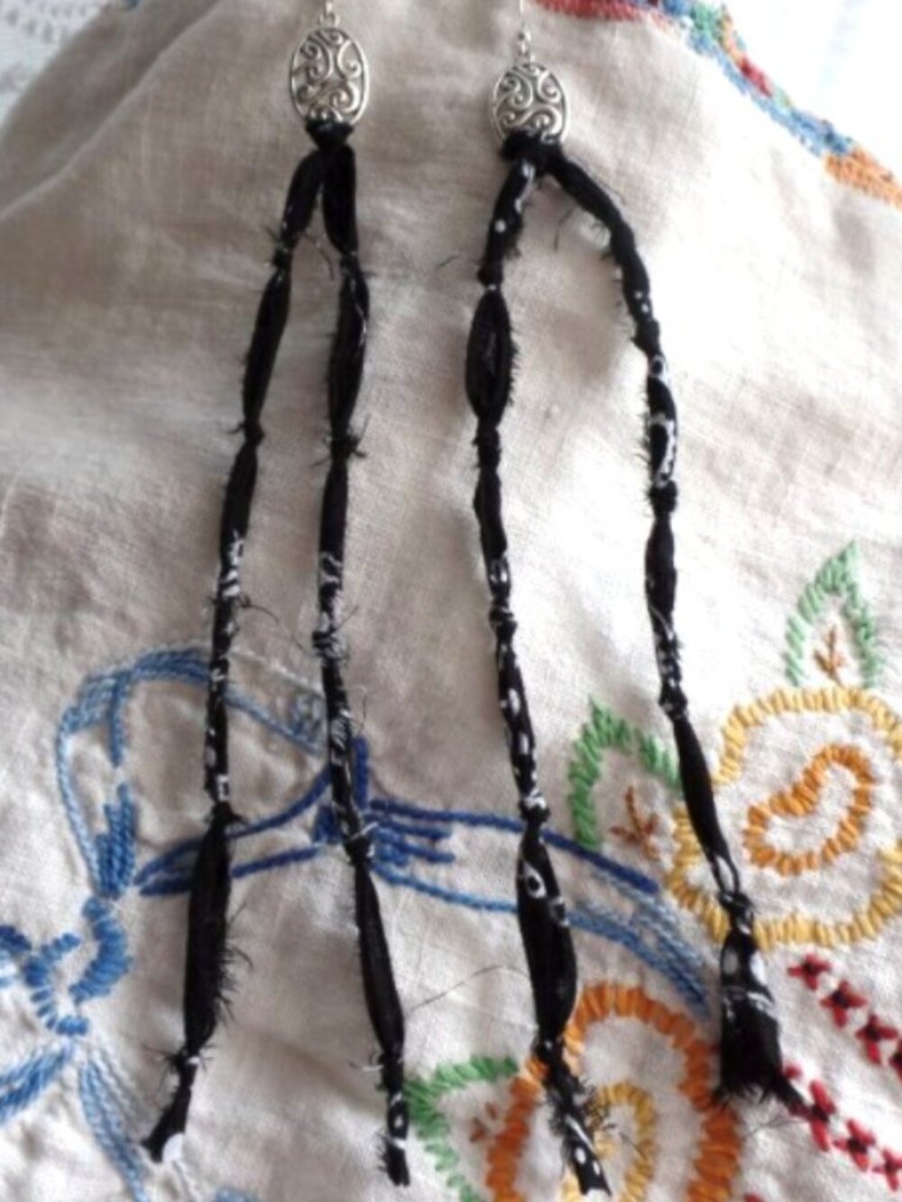 Hand Crafted Swag  Earrings NEW